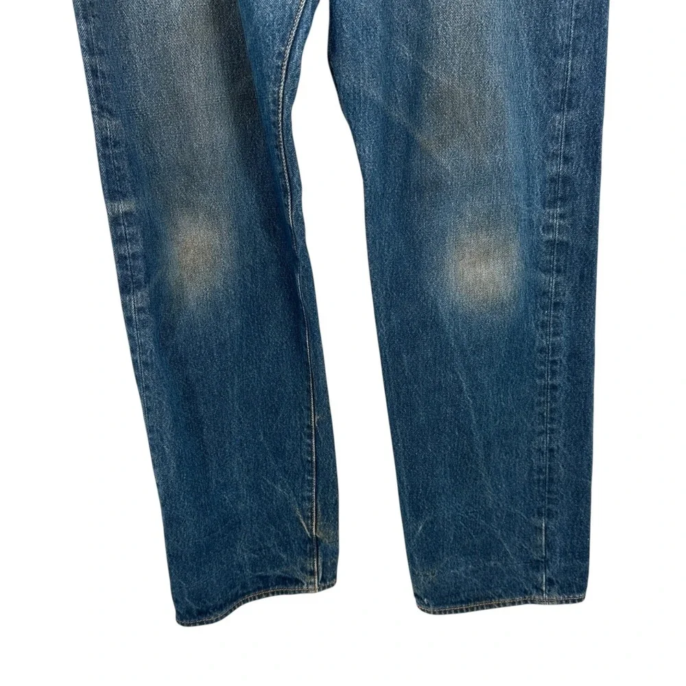 Levi's 501 Jeans Mens W38 L33‎ Button Fly Blue Denim Straight Leg